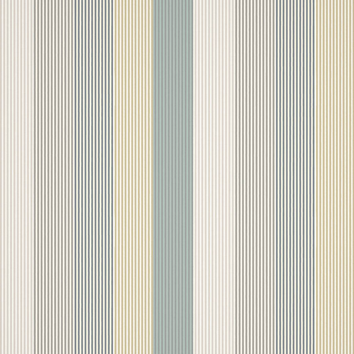 Funfair Stripe Calico/Cloud/Pebble/Duckegg Fabric by Harlequin