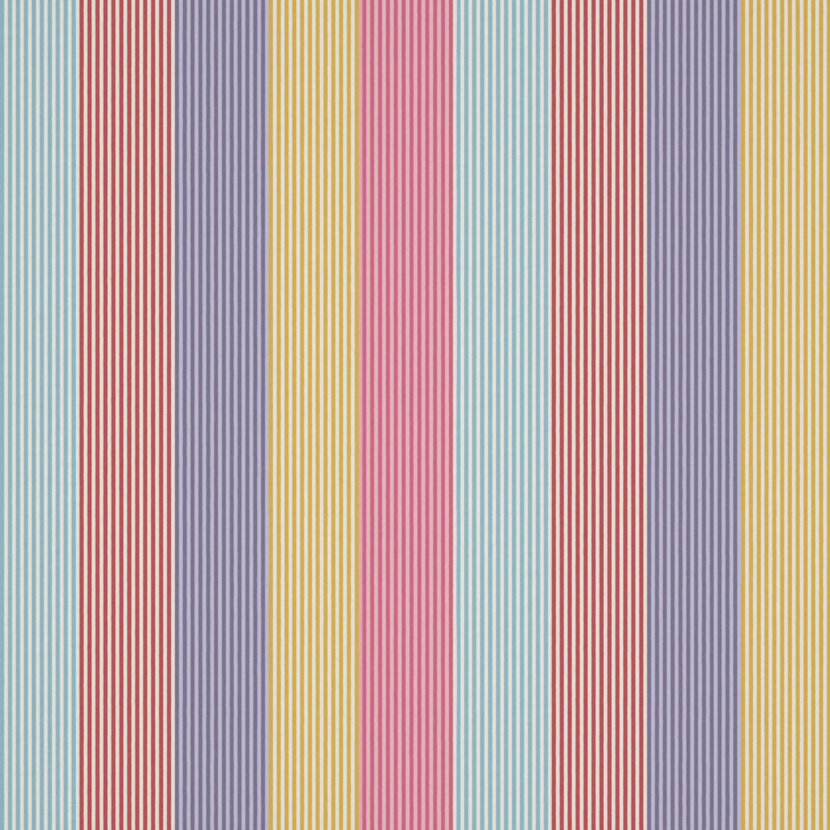 Funfair Stripe Grape/Cherry/Pineapple/Blossom Fabric by Harlequin