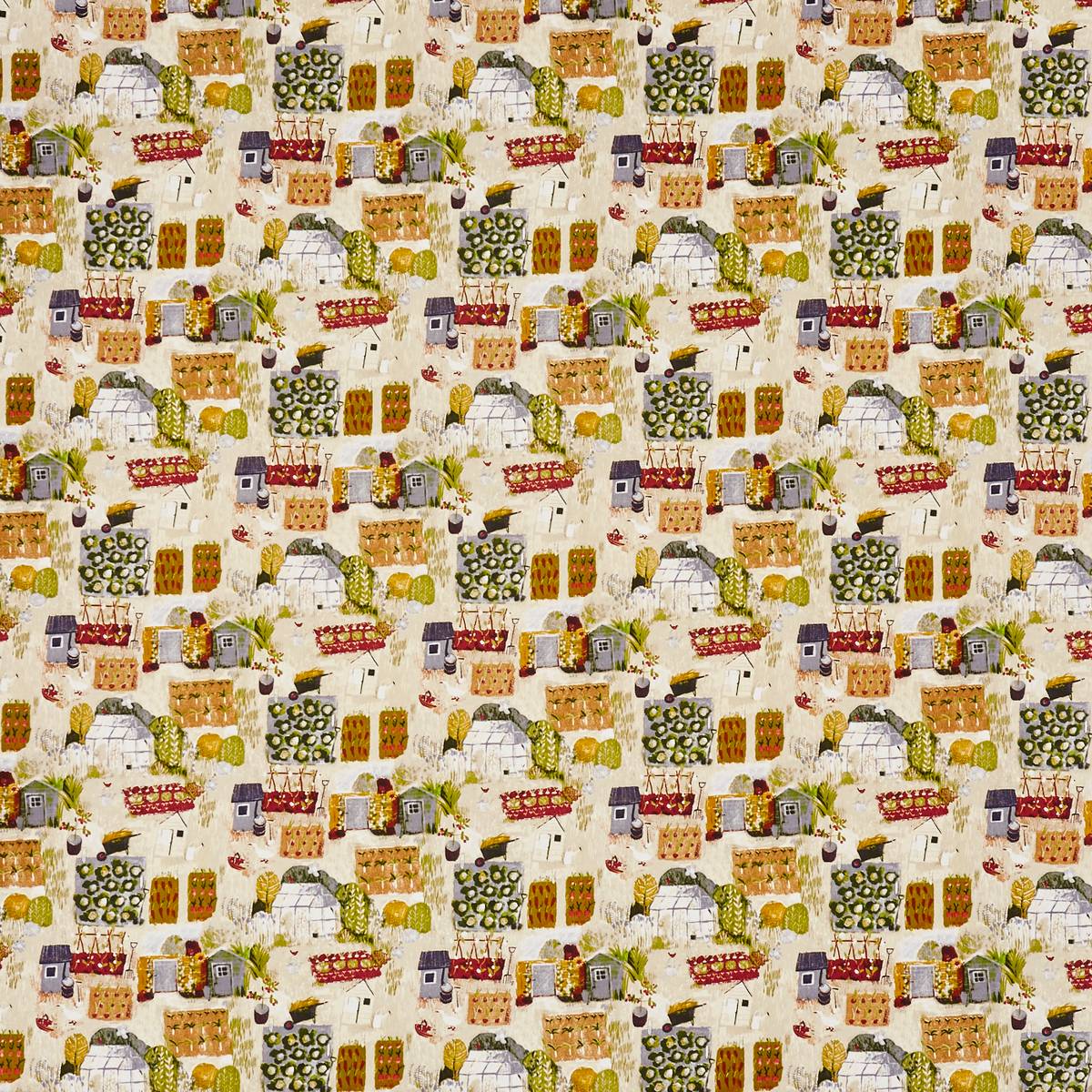 Allotment Autumn Fabric by Prestigious Textiles