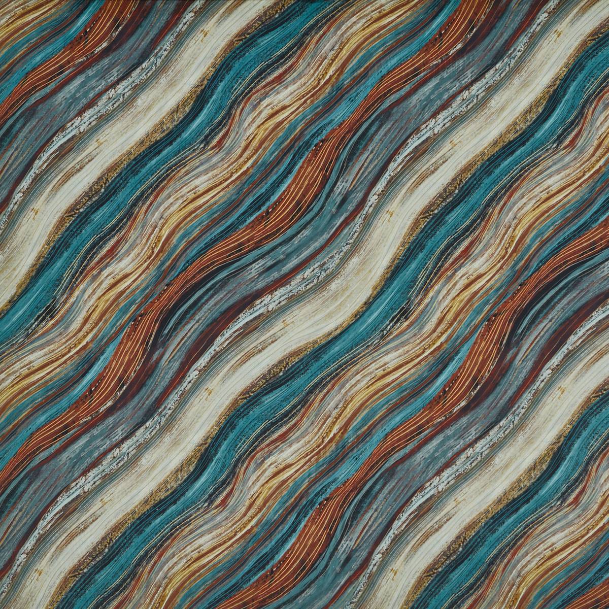 Heartwood Peacock Fabric by Prestigious Textiles