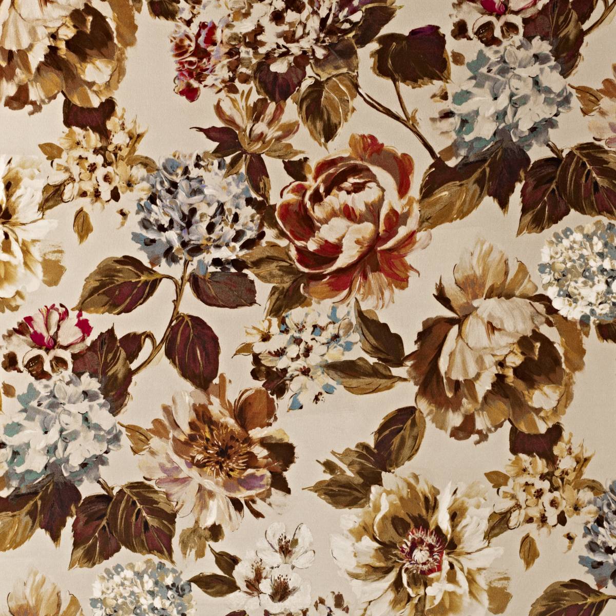 Fontainebleau Amber Fabric by Prestigious Textiles