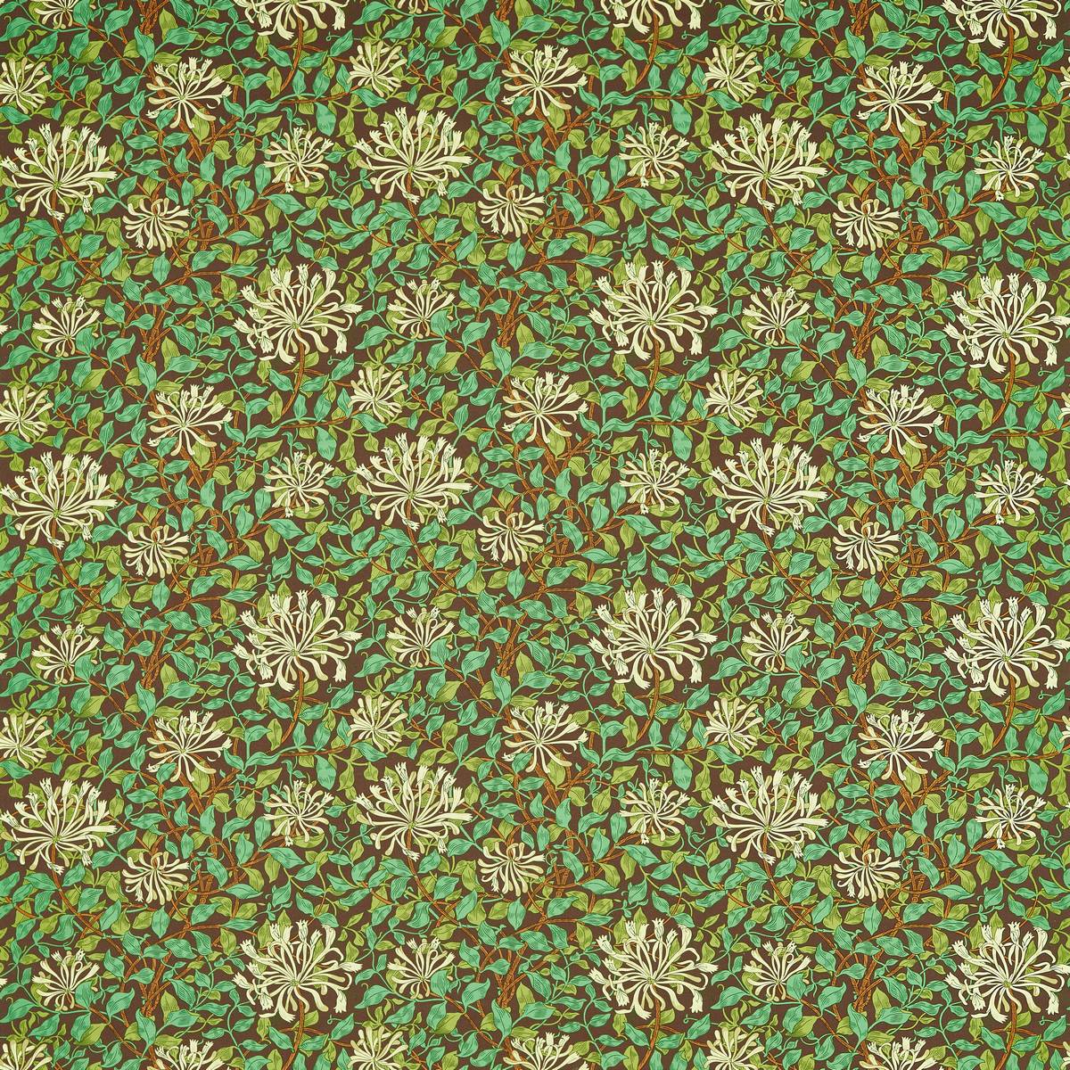 Honeysuckle Autumn Fabric by William Morris & Co.