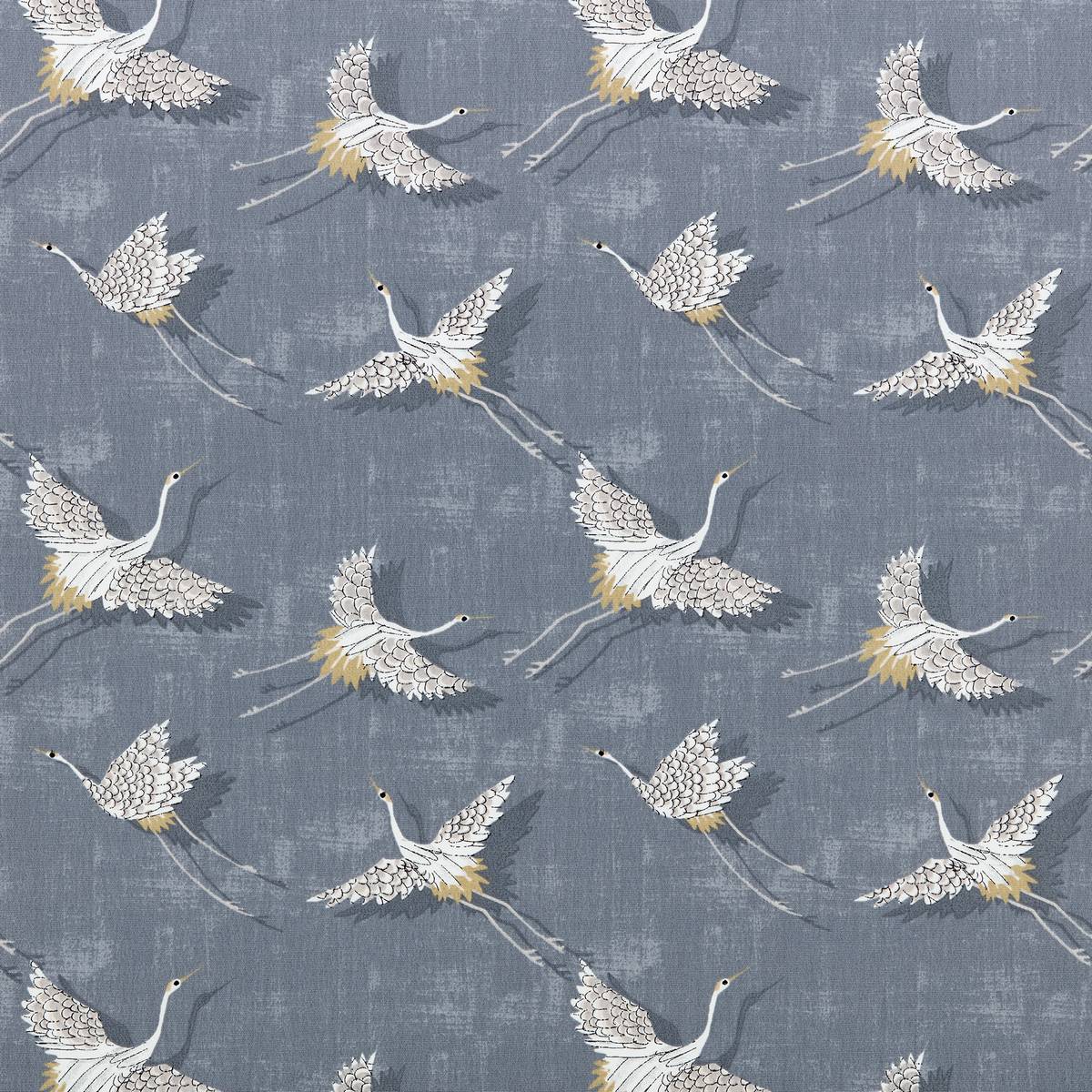 Naoko Slate Fabric by Ashley Wilde