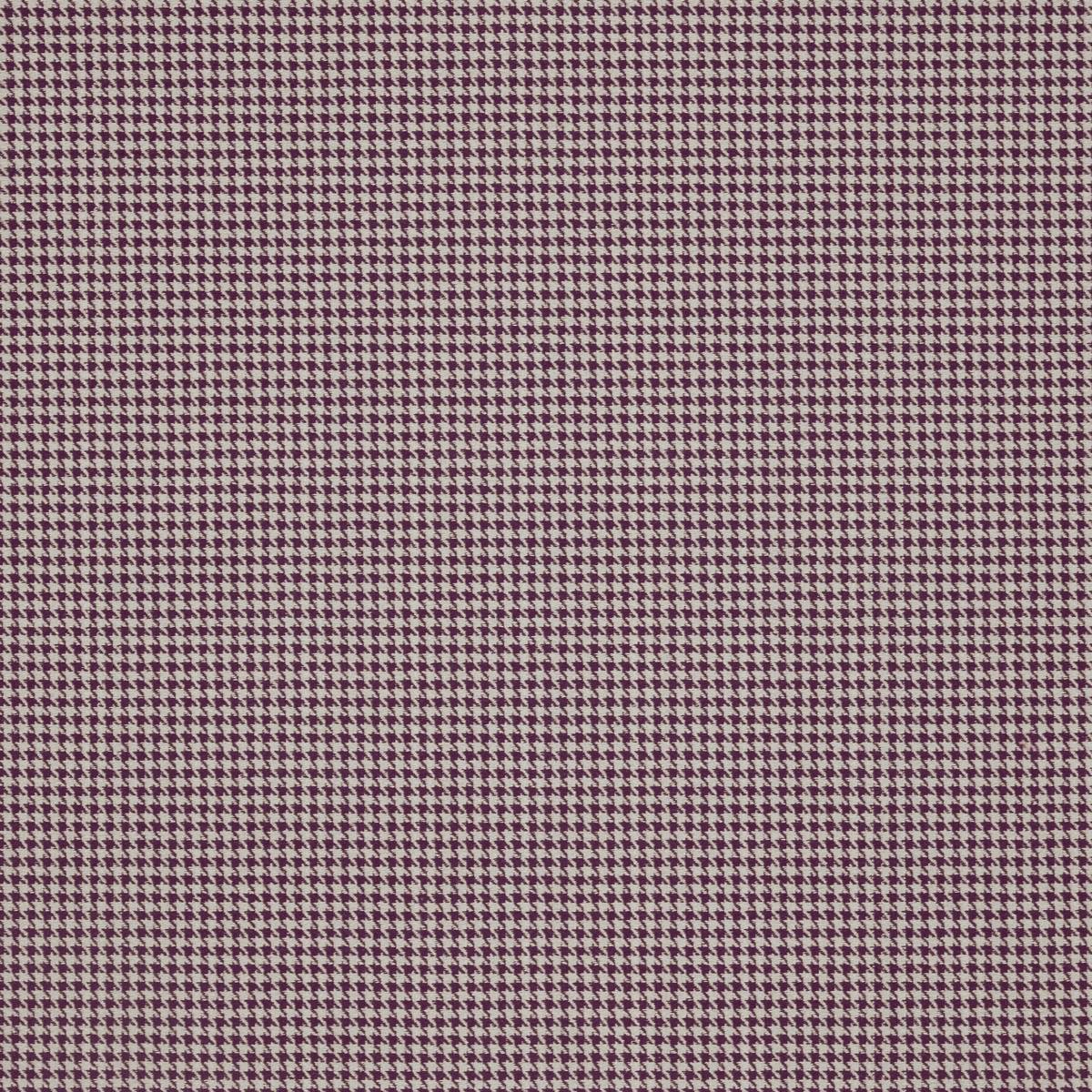 Houndstooth Mulberry Fabric by iLiv