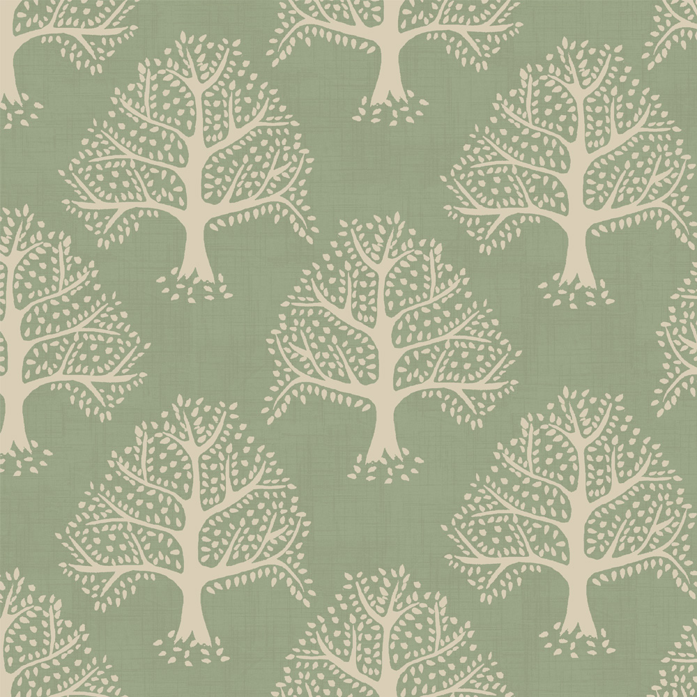 Great Oak Lichen Fabric by iLiv