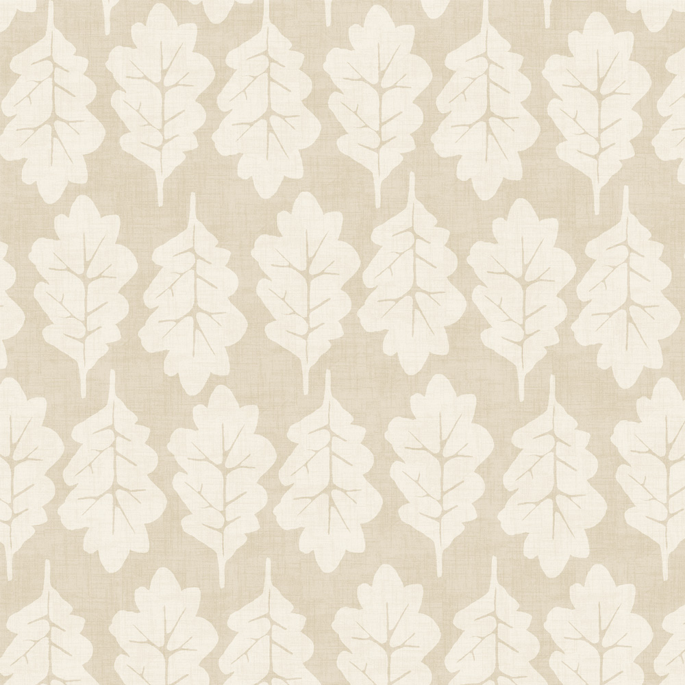 Oak Leaf Nougat Fabric by iLiv