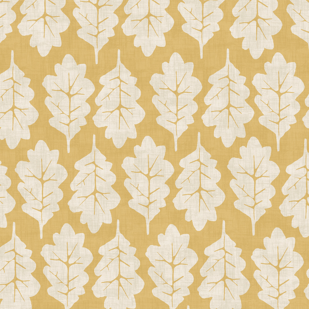 Oak Leaf Sand Fabric by iLiv