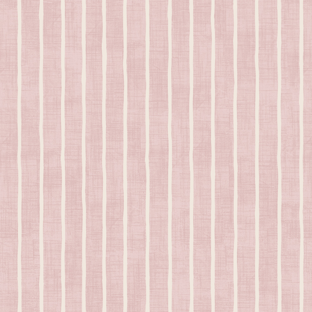 Pencil Stripe Bloom Fabric by iLiv