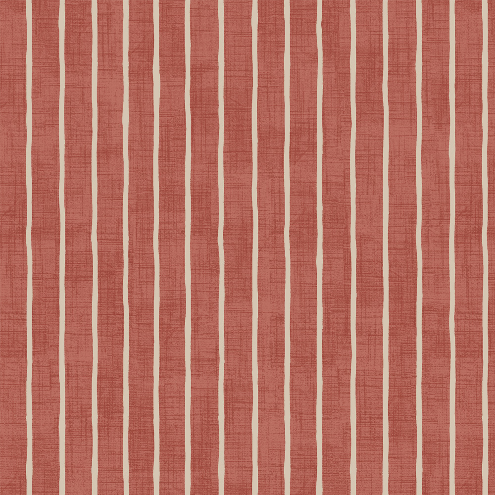 Pencil Stripe Gingersnap Fabric by iLiv