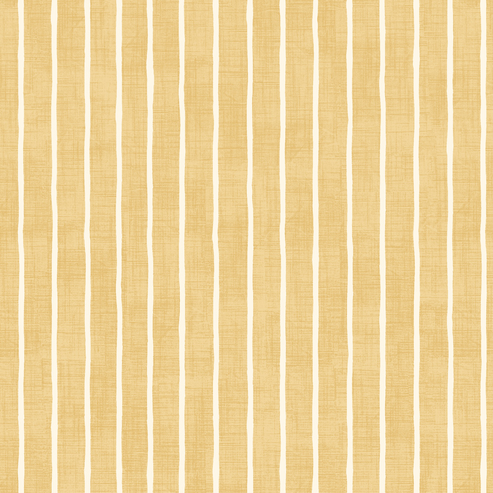 Pencil Stripe Sand Fabric by iLiv