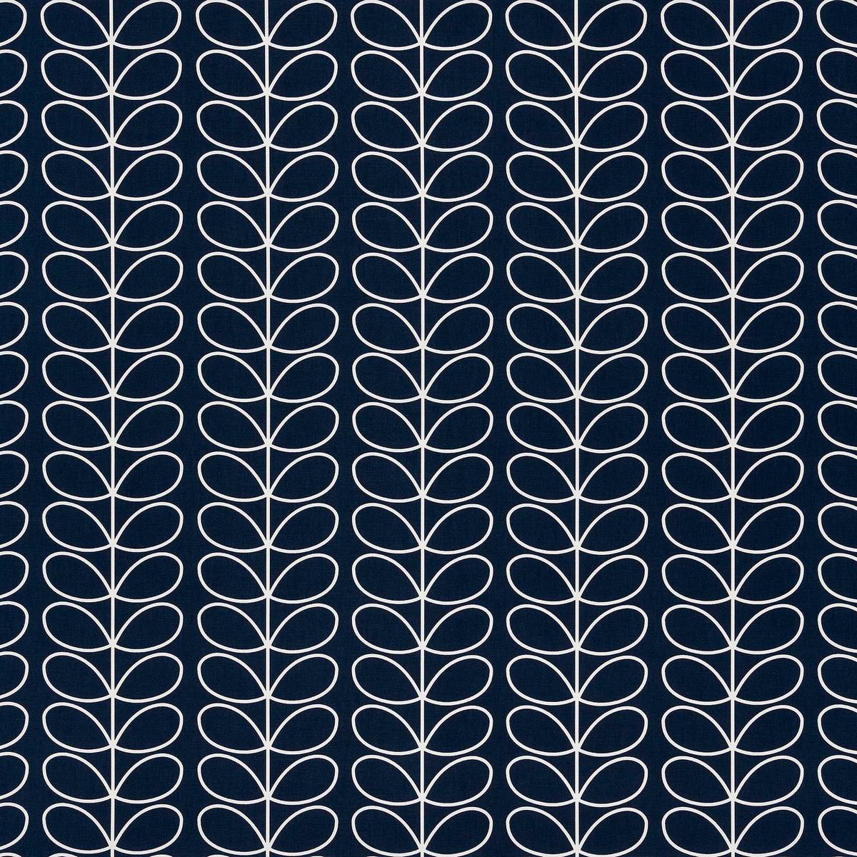 Linear Stem Whale Fabric by Orla Kiely