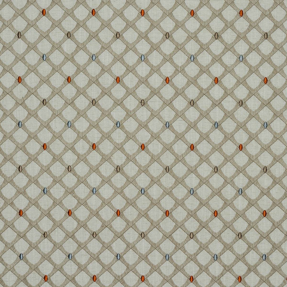 Arlington Burnt Orange Fabric by Porter & Stone