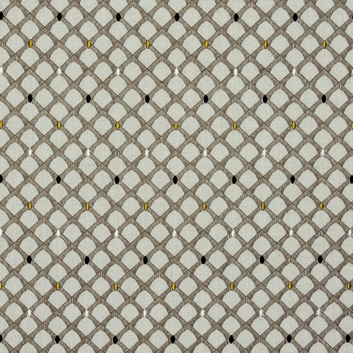 Arlington Ochre Fabric by Porter & Stone