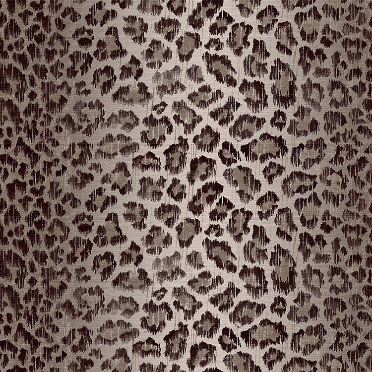 Leopard Adusta Fabric by Fibre Naturelle
