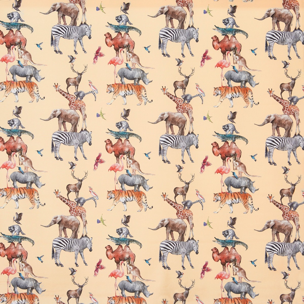 Animal Kingdom Candyfloss Fabric by Prestigious Textiles