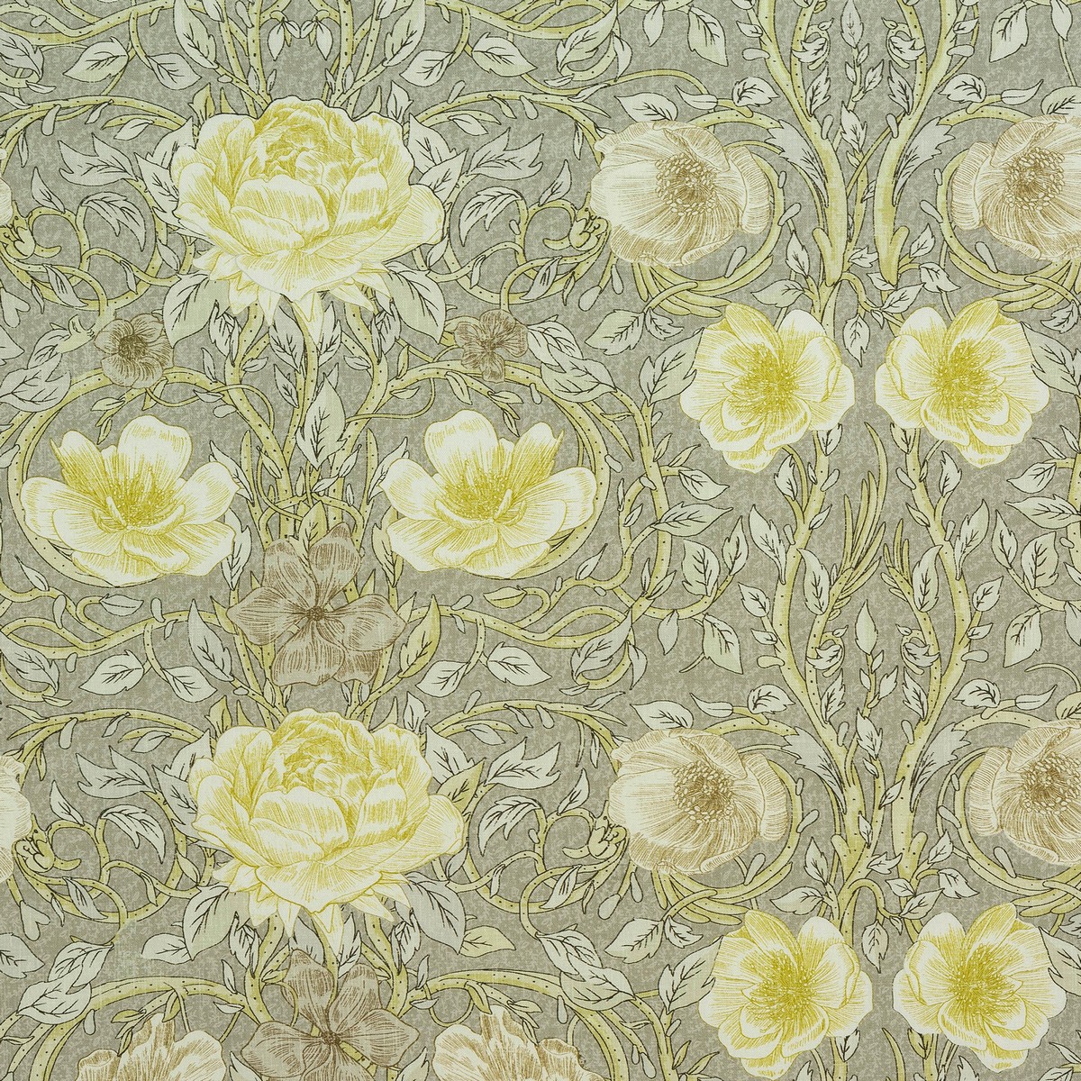 Ophelia Dove Fabric by Porter & Stone