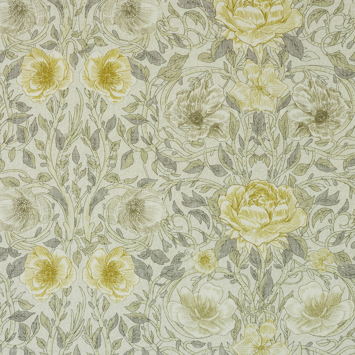Ophelia Natural Fabric by Porter & Stone
