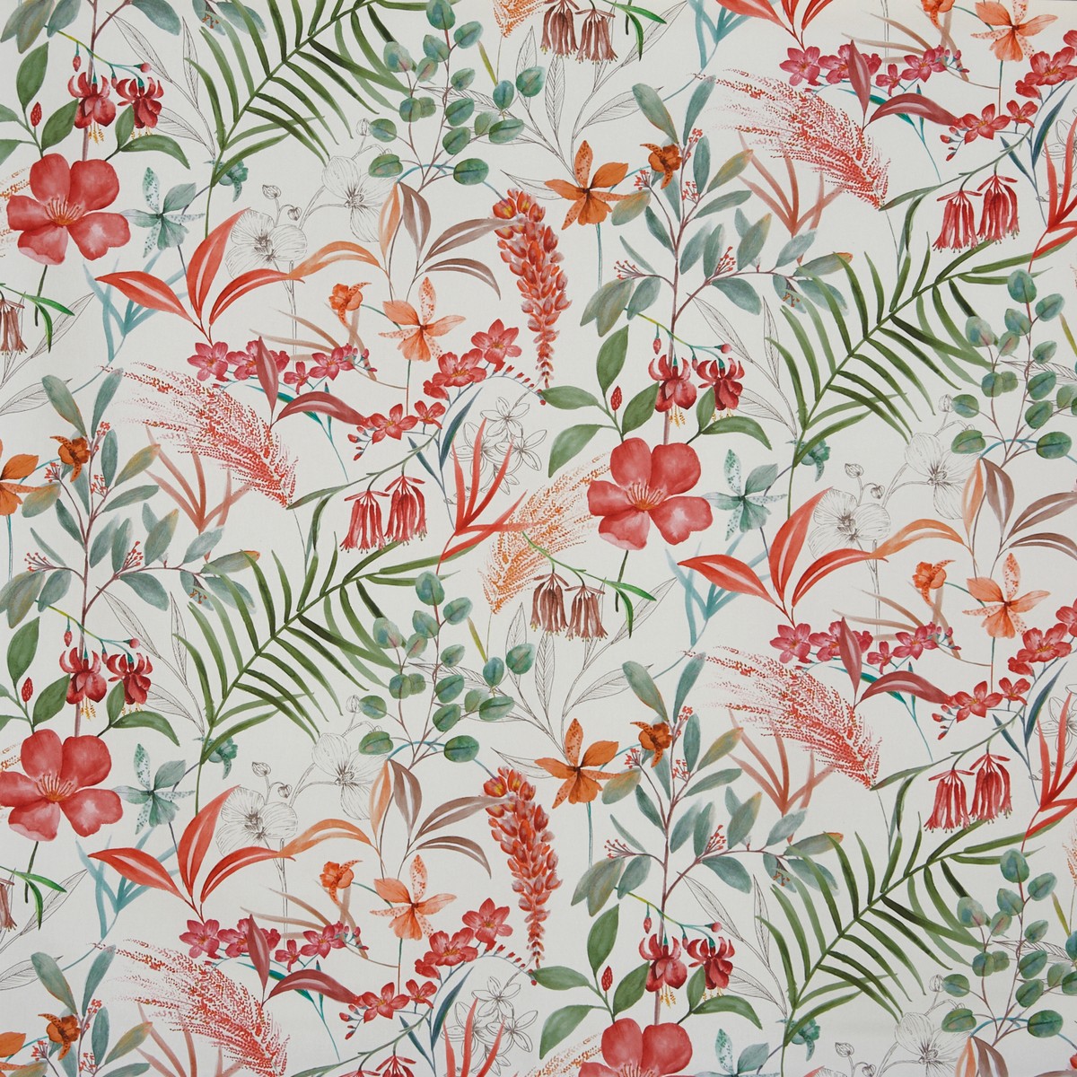 Honeysuckle Cranberry Fabric by Prestigious Textiles