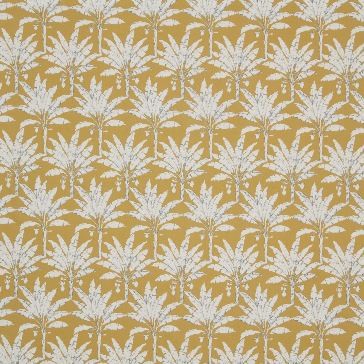 Palm House Ochre Fabric by iLiv