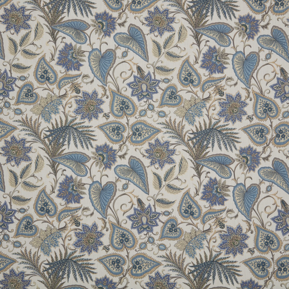 Silk Road Sapphire Fabric by iLiv