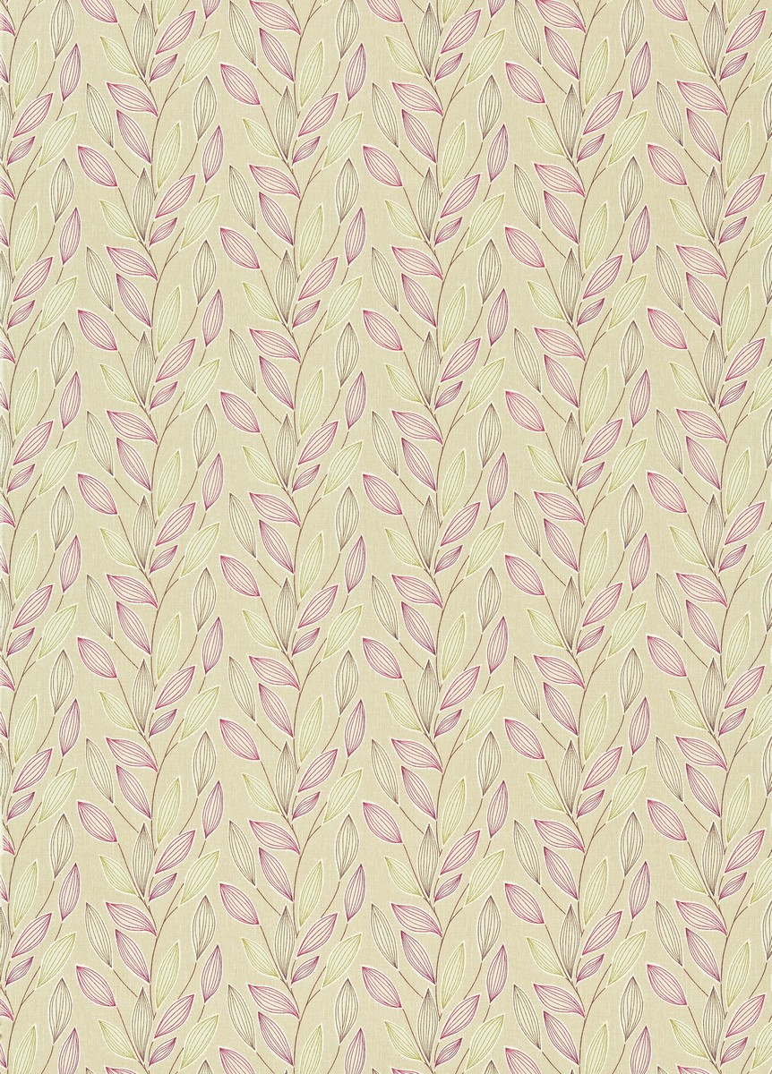 Alora Plum/Cerise/Linden Fabric by Harlequin