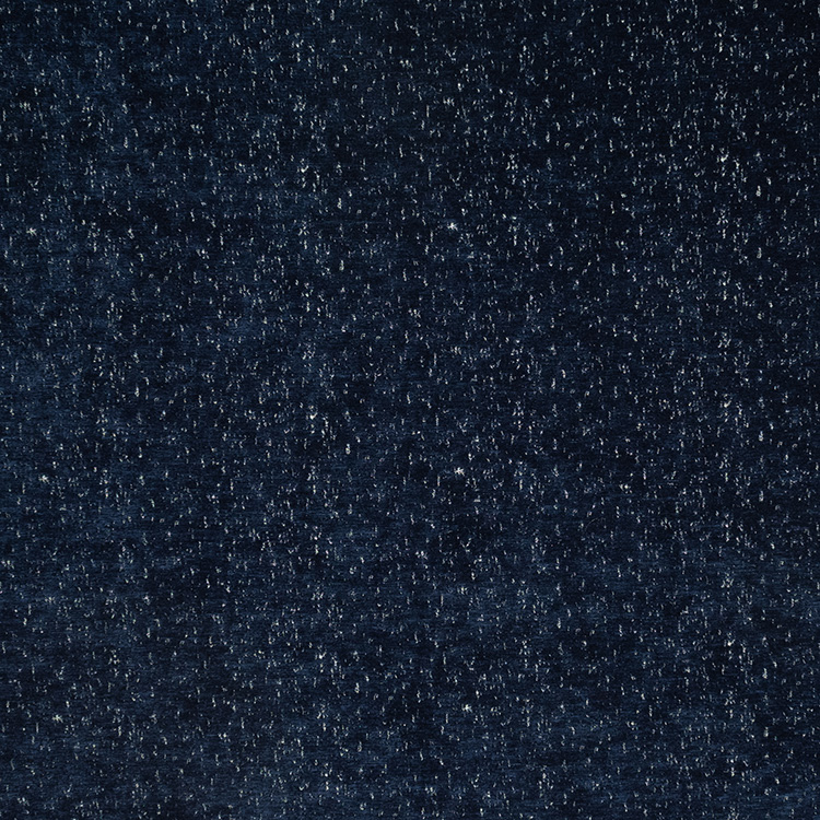 Garbo Navy Fabric by Fibre Naturelle