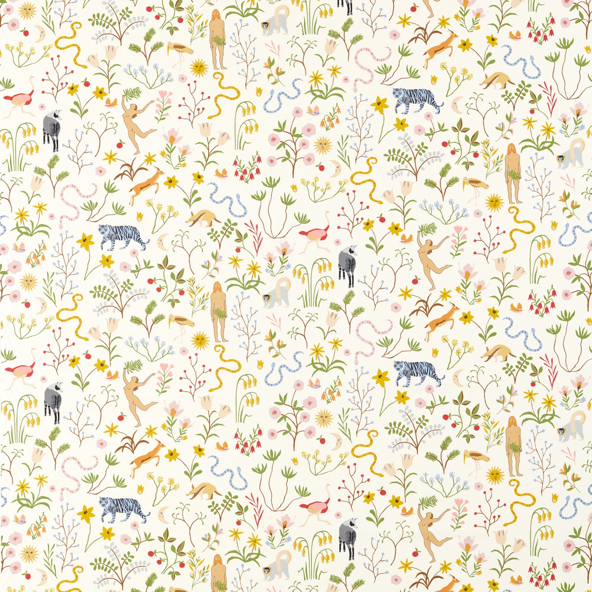 Garden Of Eden Popsicle Fabric by Scion