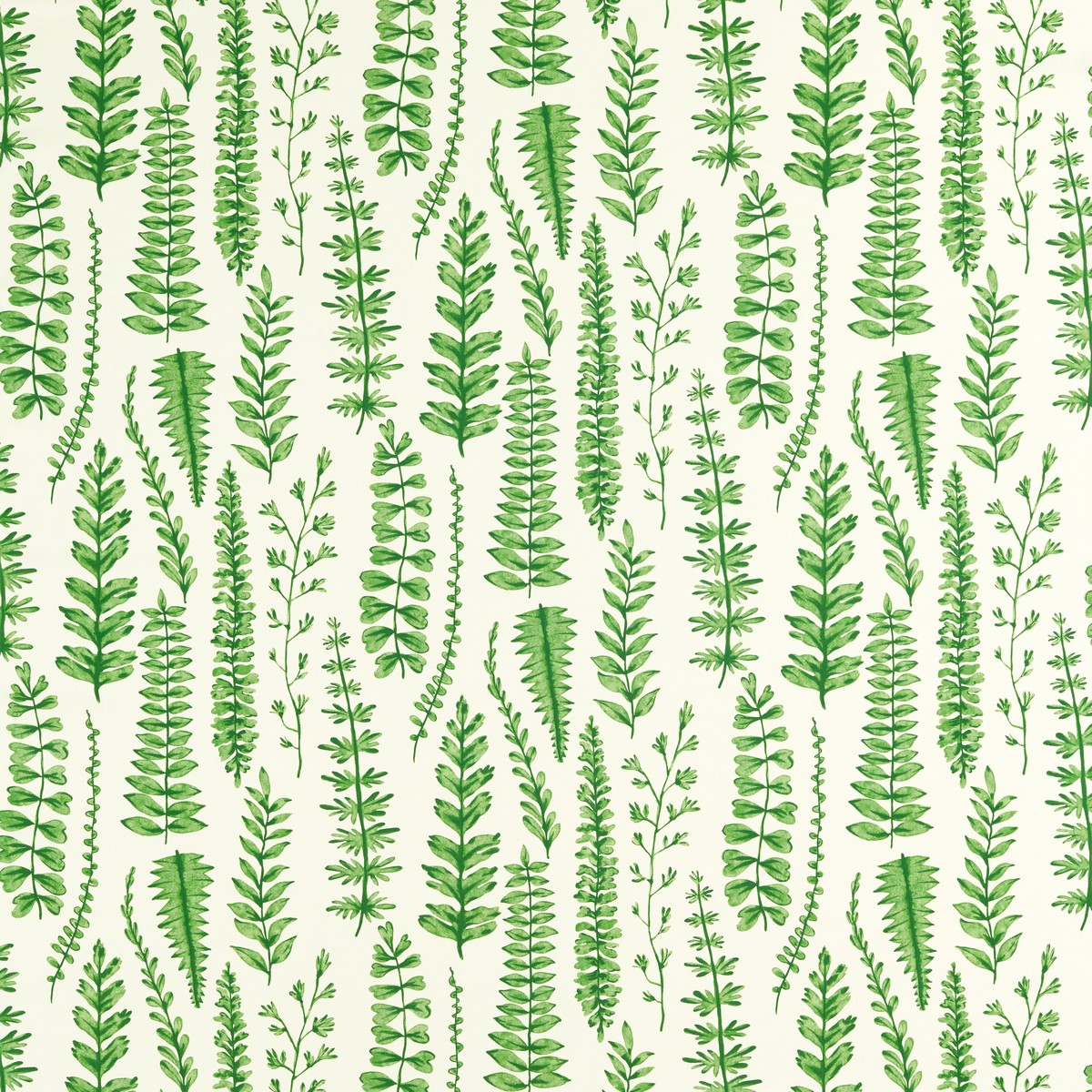 Ferns Juniper Fabric by Scion