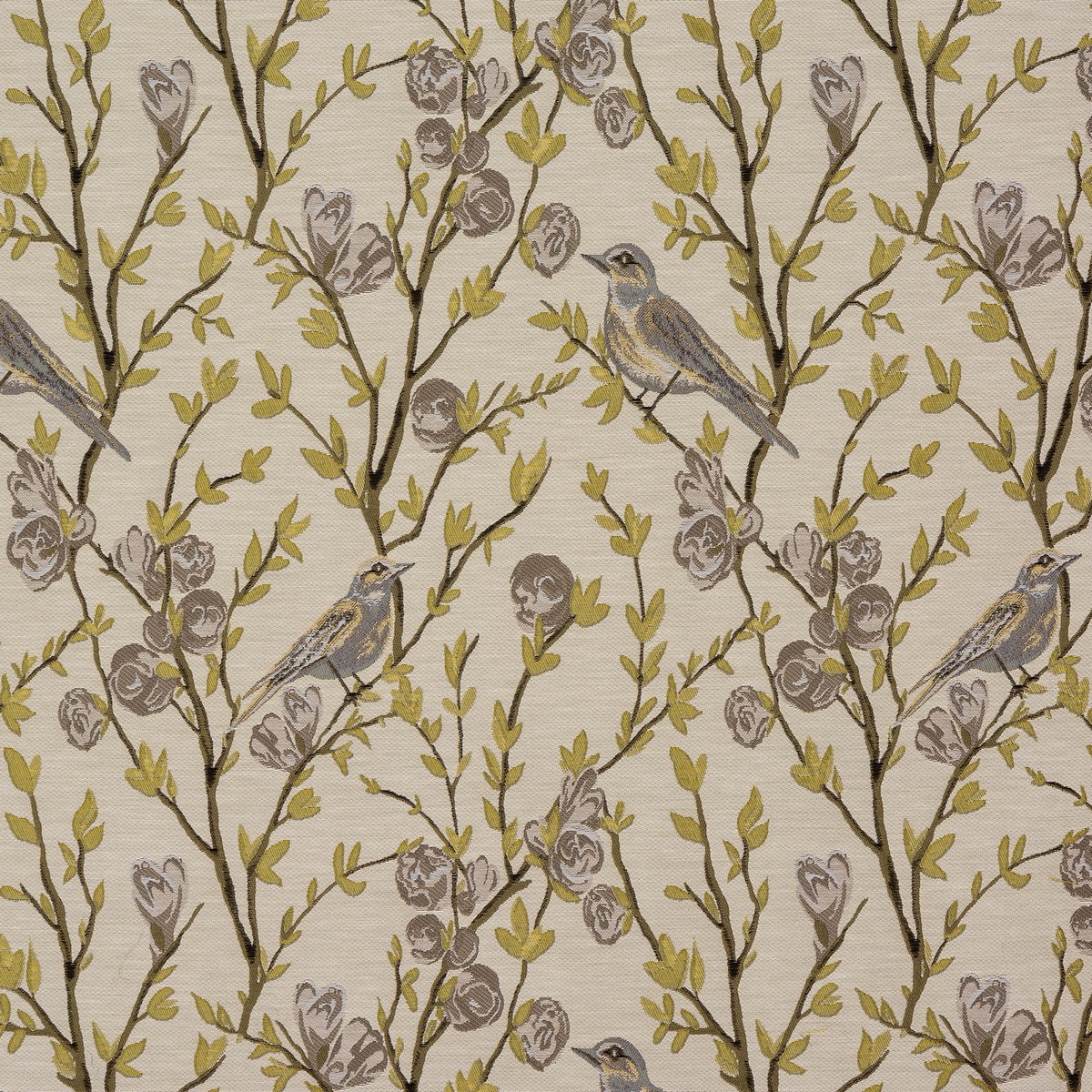 Audley Ochre Fabric by Fryetts