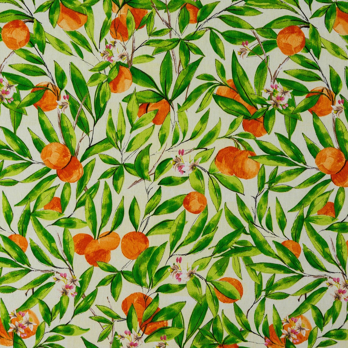 Seville Orange Fabric by Fryetts