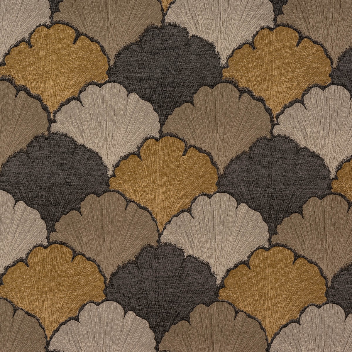 Pamplona Gold Fabric by Porter & Stone