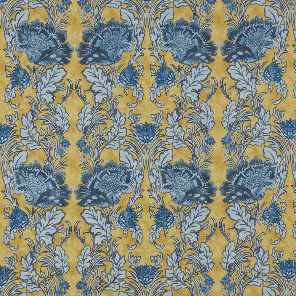 Acantha Ochre Fabric by iLiv