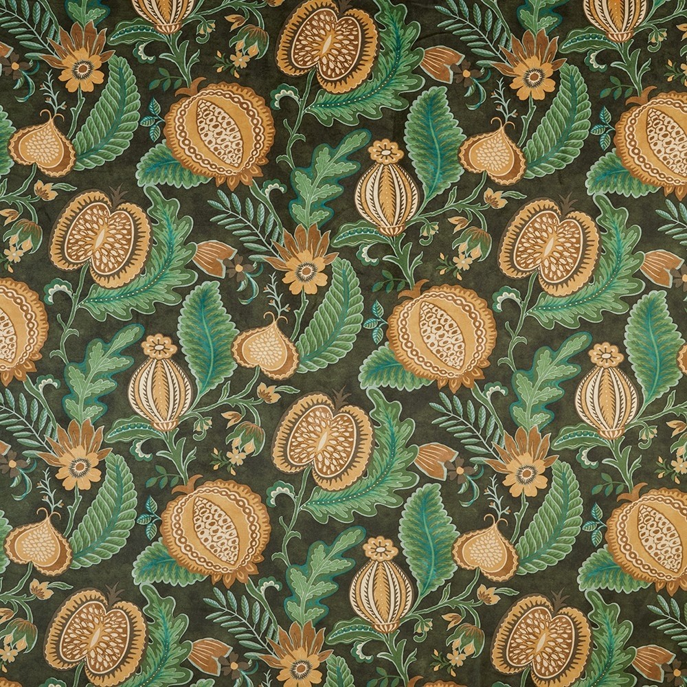 Cantaloupe Forest Fabric by iLiv