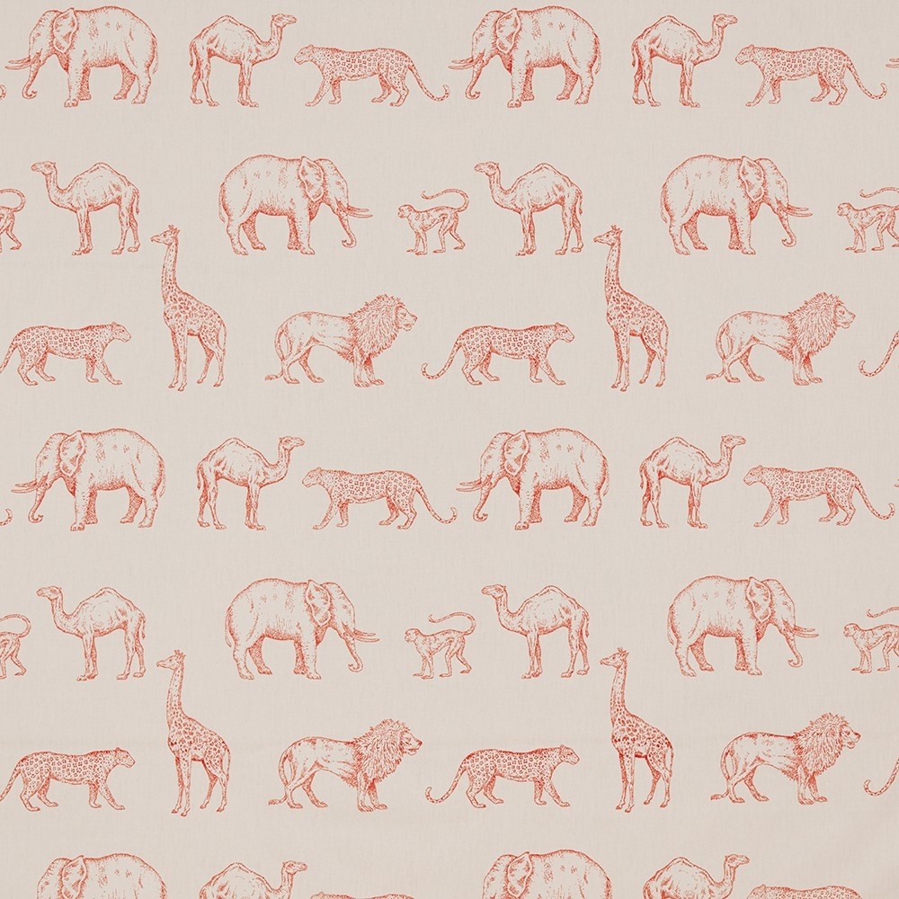 Prairie Animals Clementine Fabric by iLiv
