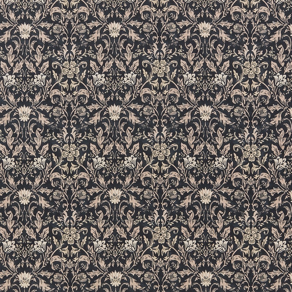 Rococo Ebony Fabric by iLiv