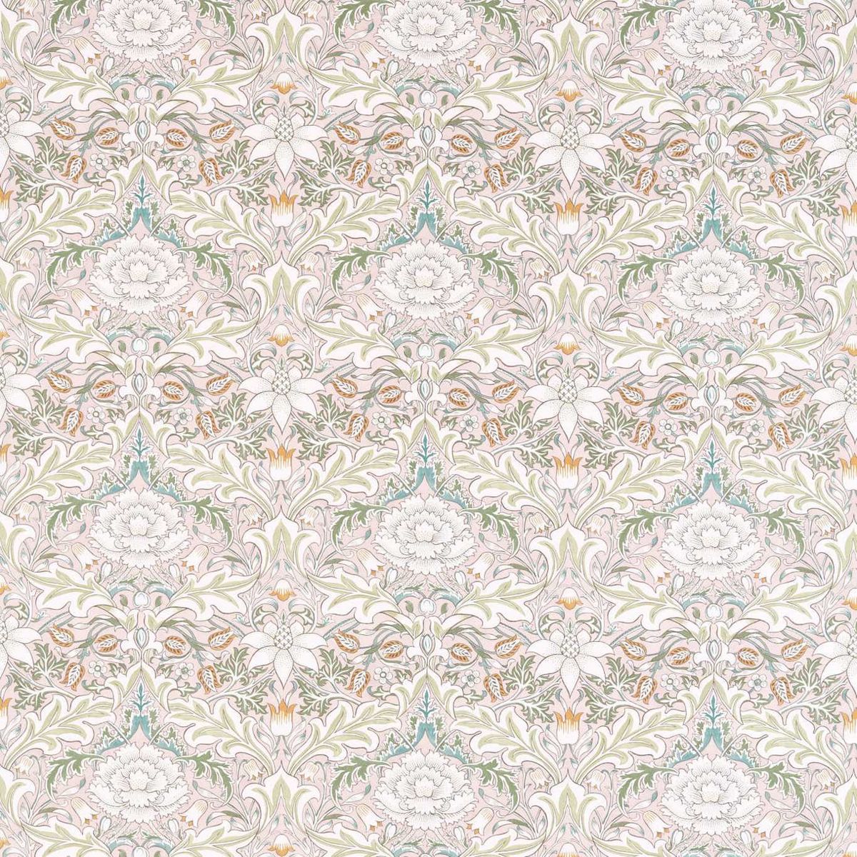 Simply Severn Cochineal/Willow Fabric by William Morris & Co.