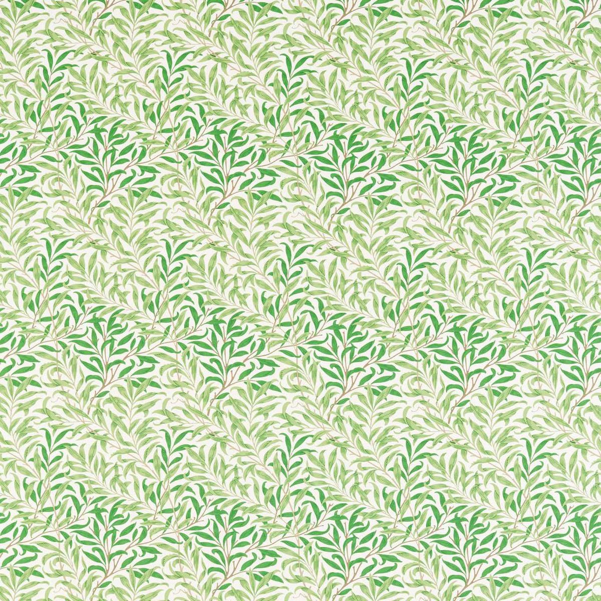 Willow Boughs Leaf Green Fabric by William Morris & Co.