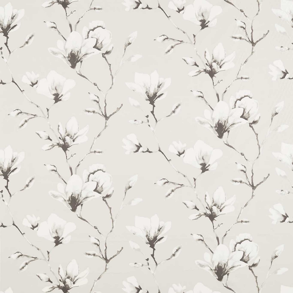 Lotus French Grey Fabric by Harlequin