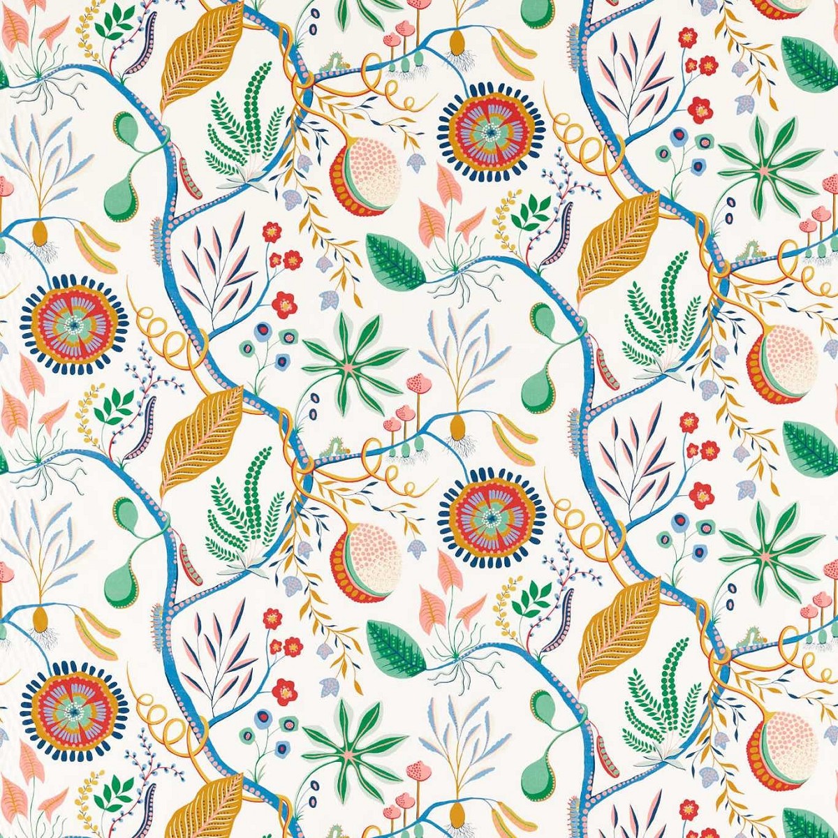 Jackfruit and the Beanstalk Popsicle Fabric by Scion