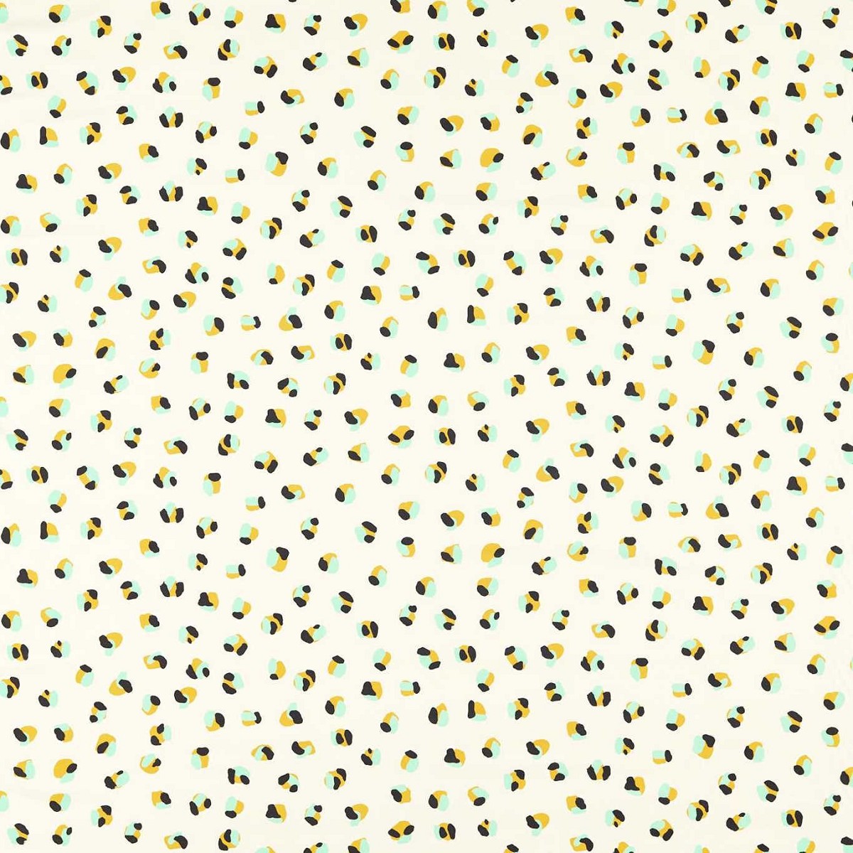 Leopard Dots Pebble/Sage Fabric by Scion