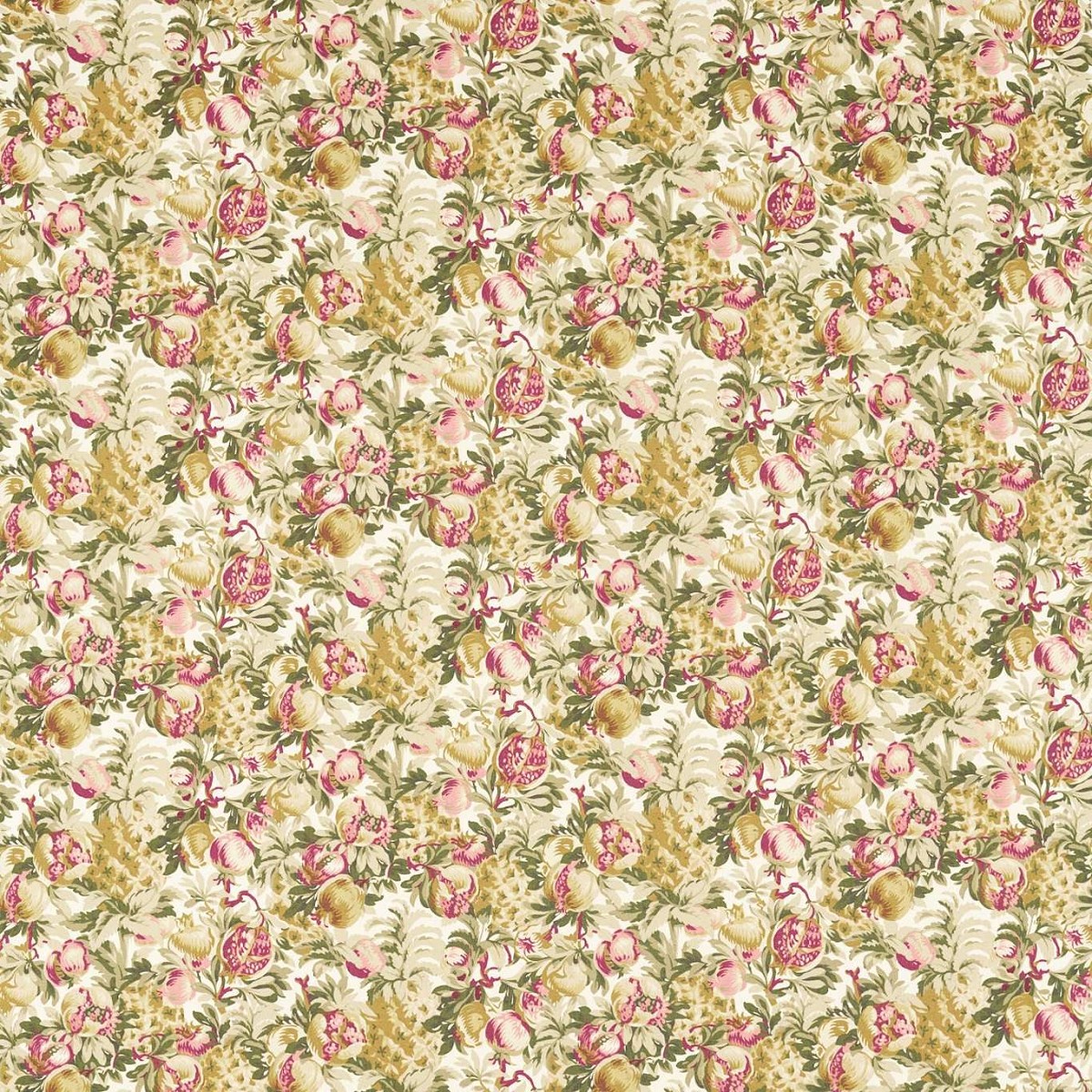 Francis Blush/Raspberry Fabric by Clarke & Clarke