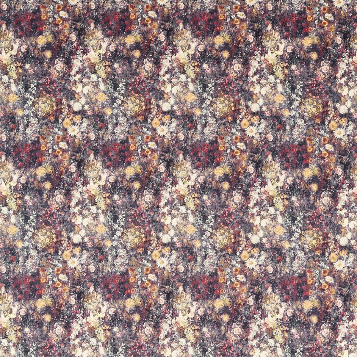 Rosedene Raspberry/Ochre Fabric by Studio G