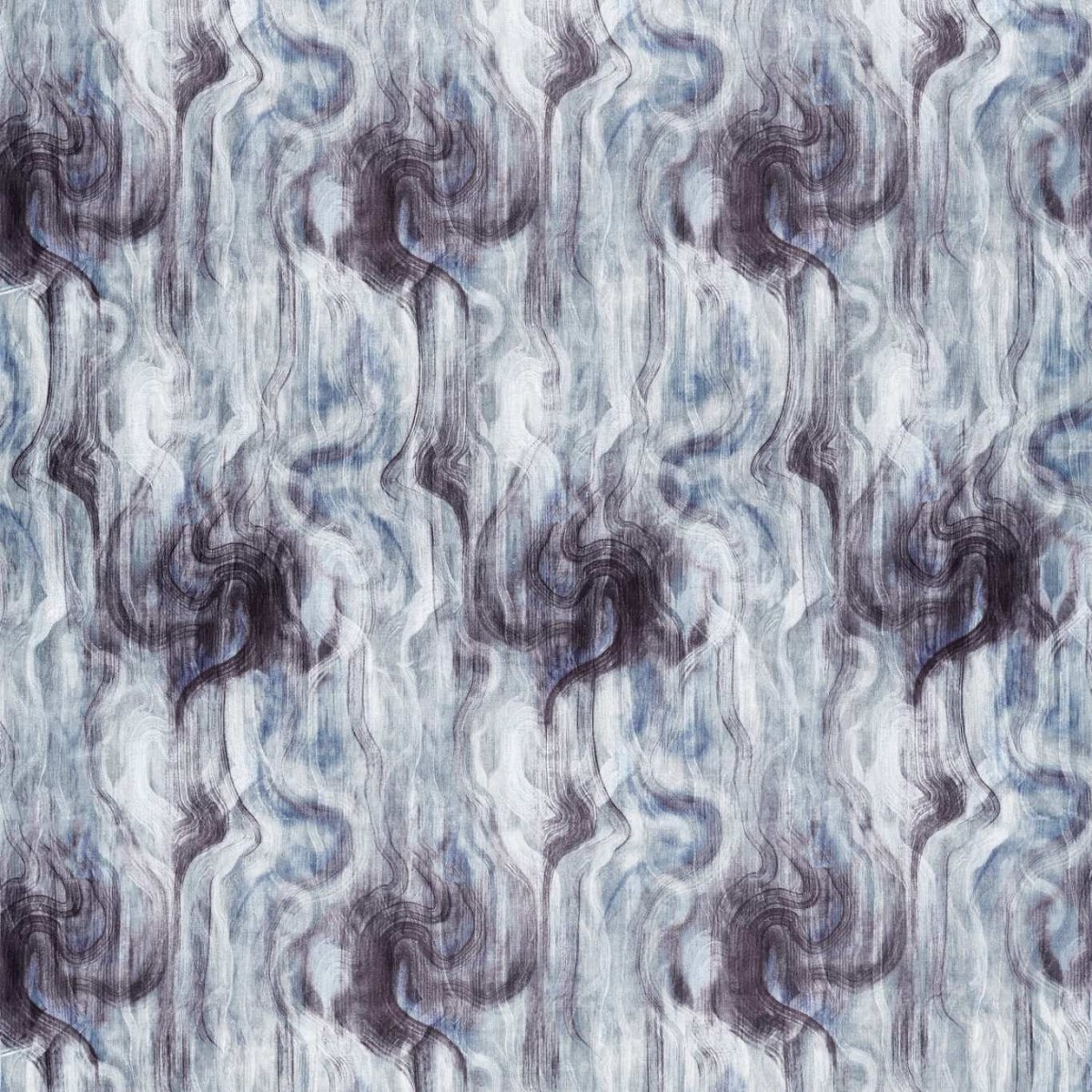 Tessuto Midnight/Silver Fabric by Clarke & Clarke