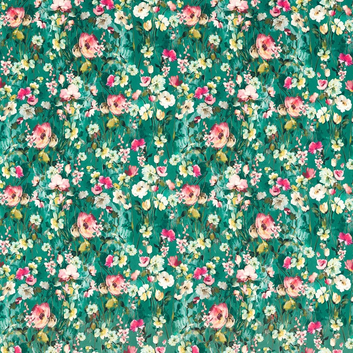 Wild Meadow Mineral Velvet Fabric by Studio G