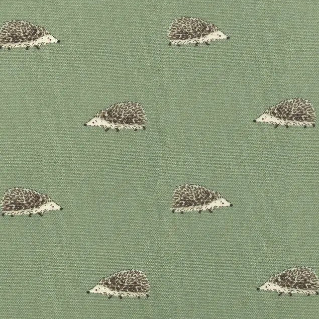 Hedgehogs Fabric by Sophie Allport