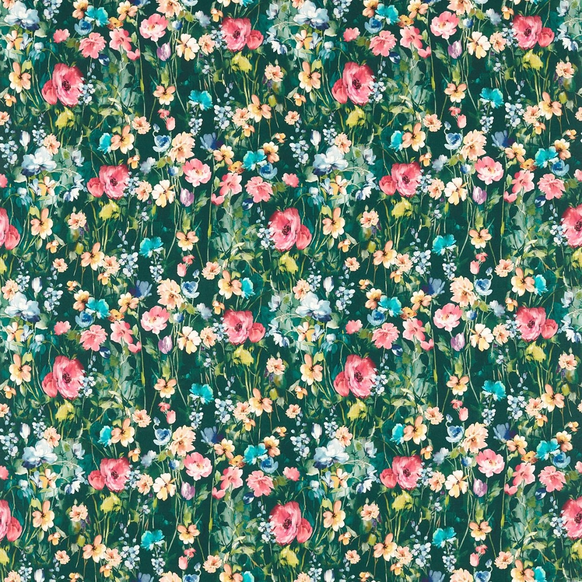 Wild Meadow Forest Fabric by Studio G