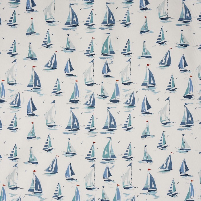 St Ives Ocean Fabric by Prestigious Textiles