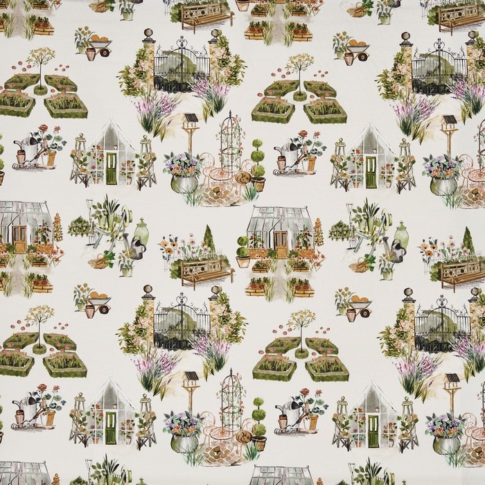 Potting Shed Pear Fabric by Prestigious Textiles