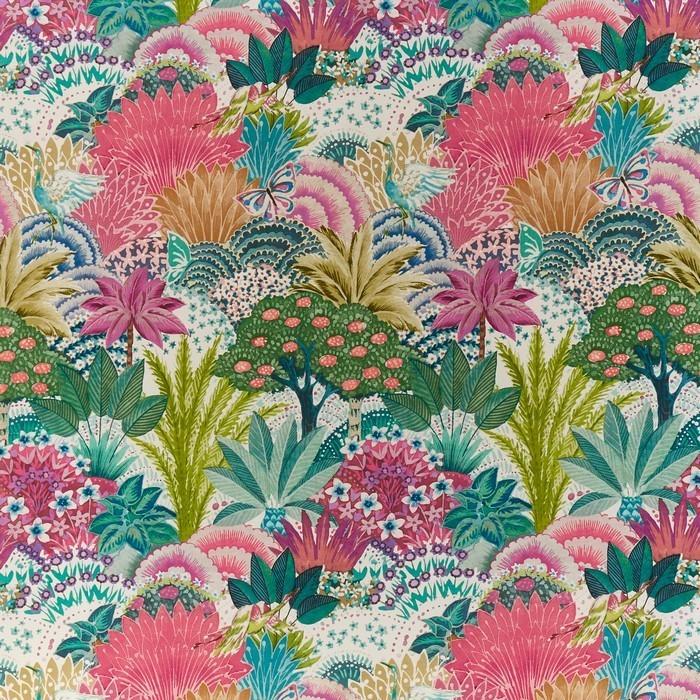 Kolkata Flamingo Fabric by Prestigious Textiles