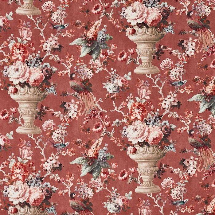 Clarence Cherry Fabric by Prestigious Textiles